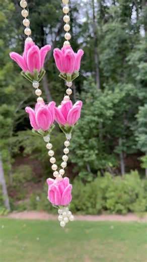 DIY Lotus Bud Garland with Pipe Cleaners 🌸