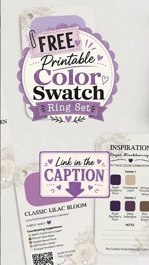 How to Choose the Perfect Colors for Scrapbook Layouts (FREE Printable)
