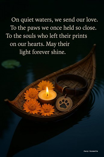 🌊🕯️ For every paw that touched our hearts… may their light continue to guide us, softly and forever. 🐾✨ #petcare #petlovers #pets | Furry Farewells