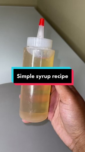 Quick and easy Simple syrup recipe. It’s equal parts so 1 cup water and 1 cup sugar. #simplesyruprecipe #fyp #GetCrocd #cakedecorating #strawberrycake