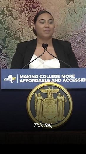 8.9K views · 125 reactions | By expanding the Tuition Assistance Program, we're unlocking opportunity for thousands of New Yorkers. That includes Amy Santana, a Borough of Manhattan Community College/CUNY nursing student and proud mom who can now make her dreams a reality. | Governor Kathy Hochul | Facebook