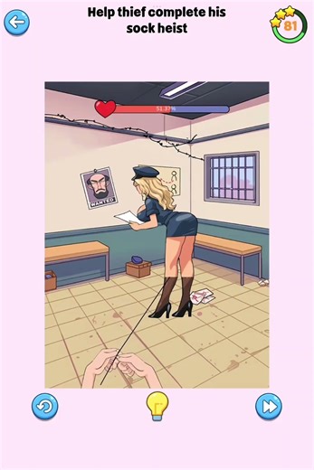 Help thief complete his sock heist level 90 #brainyprankster #games #gaming #gamingvideos #gameplay