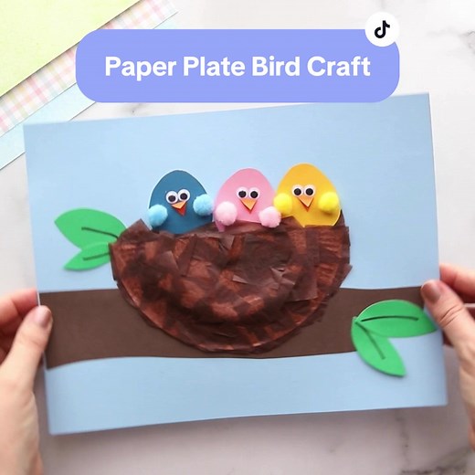 Paper Plate Birds: Fun Craft for Kids