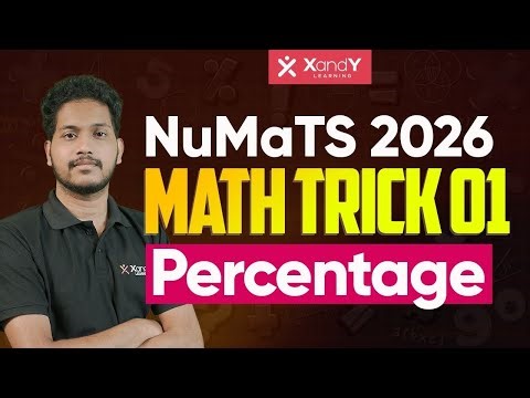 NuMATS 2026 | Percentage Tricks | 30 Paise is what % of 60 Rupees? | Maths Shortcuts | Class 06