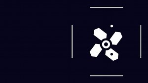 Video Cartoon Abstract Symbol Black Background Concept Symbol