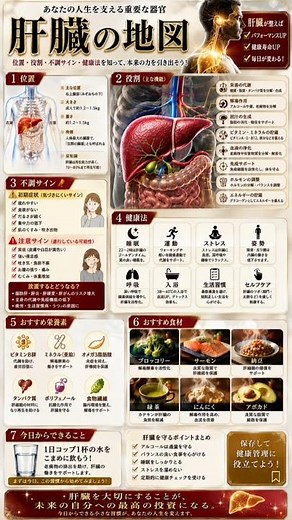 【肝臓(かんぞう)】位置・役割・不調サイン・健康法を知って、本来の力を引き出そう！