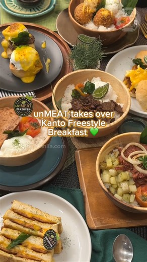 235 reactions · 15 shares | unMEAT has taken over Kanto Freestyle Breakfast for a special plant-based menu!  | When In Manila | Facebook