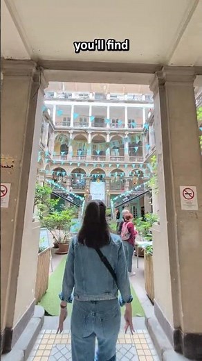 Budapest’s Hidden Art Courtyard 🎨 #Budapest #Hungary #PalomaArtspace