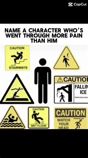 Name a character who has gone through more pain than him #stickman #warning #sign #pain #shorts