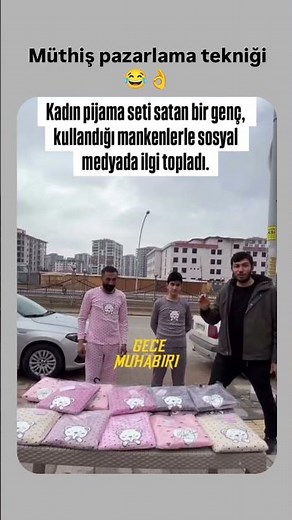 Kadın Pijama Seti Satan Gencin Kullandığı Mankenler Olay Oldu #komik #mizah #haber #pijama #keşfet