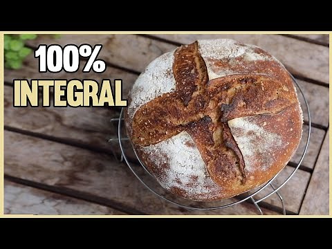 WHOLE WHEAT SOURDOUGH BREAD *EASY RECIPE*