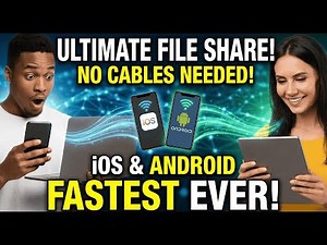 Transfer Files Between Phone & Laptop FAST (No Internet Needed!) | Best Method 2025