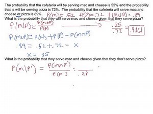 Conditional Probability example 7