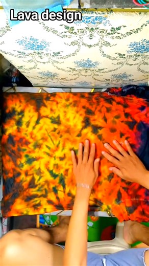 Color combination with black yellow orange and red to create the lava design.. #LAVA #everyoneシ゚ #followersシ゚ #reelsviralシfb #highlightsシ゚ #fyfbreels #tiedyetutorial #handmadetiedye #tiedye #icedye | Jayrel Ybañez Golez