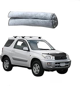 Ehiltek – Car Bonnet Bra for Toyota Rav4 2000-2005 Hood Mask for Hood Deflector, Protects from Particles and Bug, All Weather, Durable and Easy Assembly