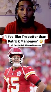5’8” 140 lbs Darrell Doucette says he’s better than Patrick Mahomes 👍 (via @tmz_tv) | DraftKings