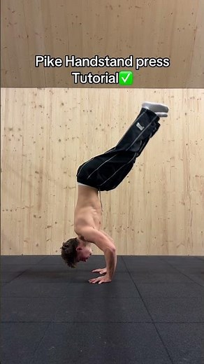 Pike Handstand press Tutorial✅ #calisthenics
