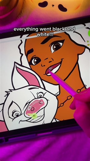 Moana Multiplayer Drawing Challenge | ArtWorkout Process