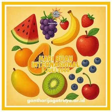 Hari Buah Internasional (International Fruit Day) 1 Juli 2025