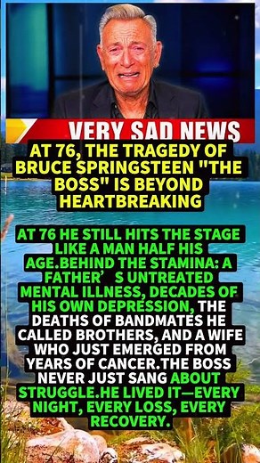 At 76, The Tragedy of Bruce Springsteen "The Boss" is Beyond Heartbreaking #shorts #viral