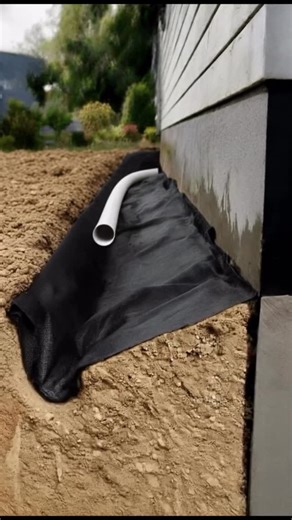 architect & landscape & construction on Instagram: "How important is a French drain? Without proper drainage, excess moisture can lead to foundation cracks, basement leaks, mold growth, and long-term structural damage. follow:@constructionmaterialss follow:@constructionmaterialss #frenchdrain #renovation #construction"