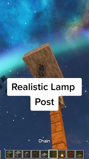 Realistic Lamp Post Tutorial in Minecraft