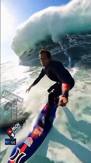 Kai Lenny's Heart-Pounding GoPro MAX Footage: Caught Inside Nazaré's Giant Waves!