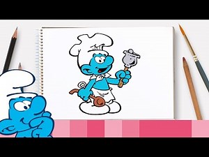 Πώς να ζωγραφίσετε την Λιχούδης • Τα Στρουμφάκια
