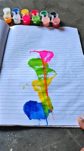 Satisfying thread painting art ❤ | Acrylic painting