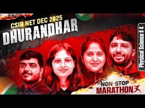 CSIR NET December 2025 | Physical Sciences Marathon | Full Syllabus Revision in One Non-Stop Session