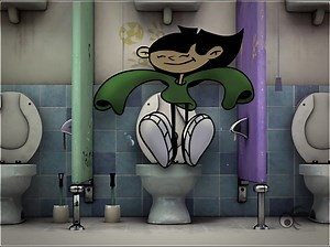 Courtesy flush. | Cartoon Network City