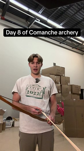 Day 8 of Comanche archery shooting bow #history #archaeology #ancienthistory #comanche #nativeamerican