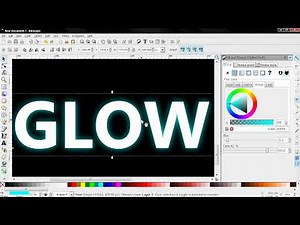 Glowing Text Effect - Inkscape Tutorial
