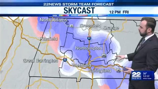 Winter Weather Advisory: Snow and freezing rain in western Massachusetts