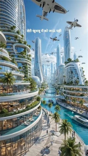🔥 “This Futuristic Snow City Looks Like a Hollywood Movie ❄️🏙️#AIWorld #FutureCity #AICity #Scifi