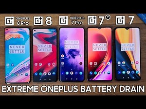 EXTREME ONEPLUS BATTERY DRAIN - OnePlus 8 Pro vs OnePlus 8 / OnePlus 7 Pro / OnePlus 7T / OnePlus 7!