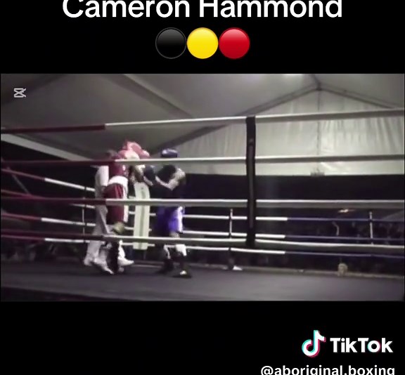 Cameron Hammond #aboriginal #boxing🥊 #boxing #mma #gymtok #noongar #koori #murri #heavyweight #indigenous #knockout #fyp