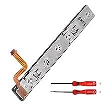 Rinbers Right R Slide Rail Slider Bracket with Sensor Flex Cable Replacement for Nintendo Switch NS 2017 Console HAC-001