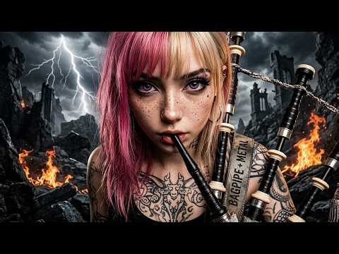 Bagpipe + Metal Instrumental — Thunder & Pipes [No Skips, 1 Hour]