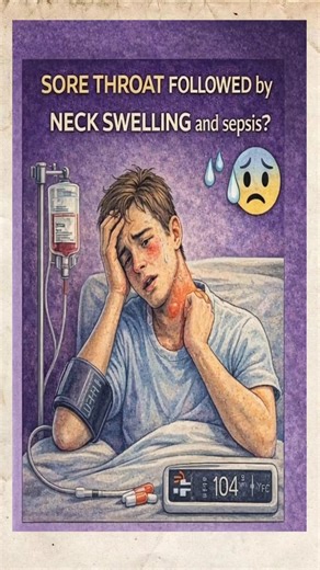 Fever + Neck Pain After Pharyngitis? 🤔 #marginofvitals #medicalshorts #mbbs #education #medical