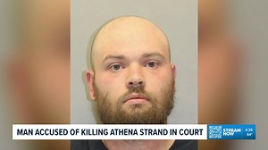 Man accused of killing 7-year-old Athena Strand in court ahead of next week's murder trial