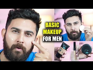 BASIC MAKEUP FOR MEN TUTORIAL | Men's Basic Everyday Makeup | Natural Looking Makeup For Men
