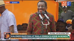 Governor Orengo leads 'FIRE' chants at Raila Odinga's Opodo Farm | Lightcast TV Kenya