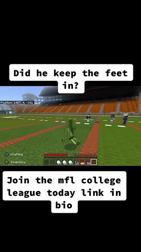 Minecraft Football League College Games | Exciting Gameplay