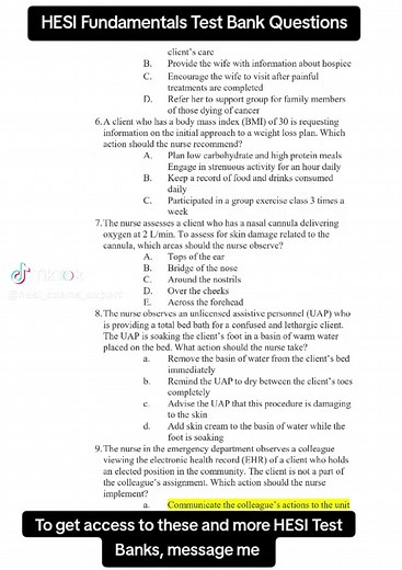HESI Fundamentals Test Bank Questions #nursingstudent #hesirn #nursingschool #nursingschool #hesiexams HESI Fundamentals Test Bank Questions best way to study for fundamentals nursing test bank for fundamentals of nursing fundamentals of nursing test bank taylor fundamentals hesi test bank hesi fundamentals nursing