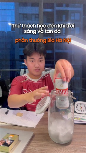 Thử thách học đến khi ướp lạnh bia xong. #NVNM #tolatung💪🌷 #dongluchoctap📚 #studywithme #studytok
