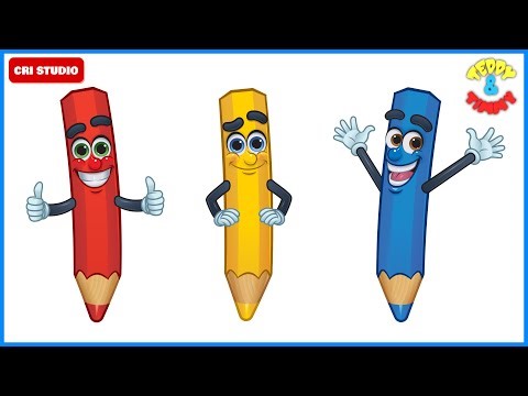 Colours Name | Colors for Toddlers | Pink | White | Green | Kids Videos | Kindergarten | Preschool