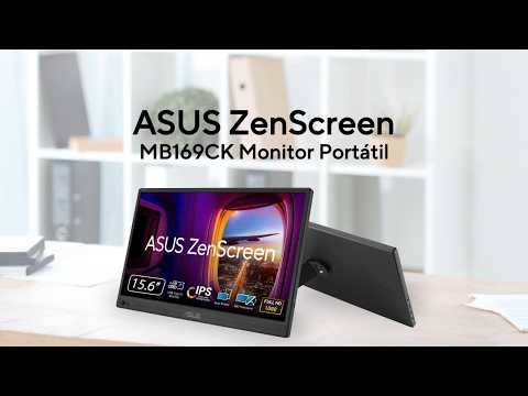 Monitor Portátil - ASUS ZenScreen MB169CK