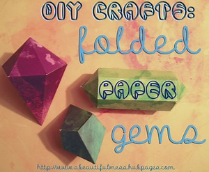 How to Fold Paper Gems for Home Décor