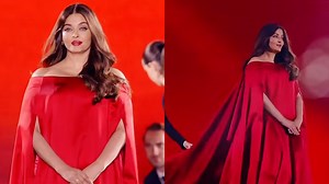 Aishwarya Rai Handles Wardrobe Malfunction Wth Grace During Paris Fashion Week Ramp Walk. Watch